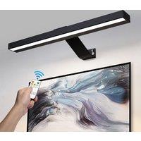 Harper Living Men's Rechargeable Picture Light Black, Magnetic Wireless Picture Lights in Black