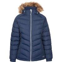Trespass Women's Nadina Waterproof Padded Jacket in Navy | Size: Large