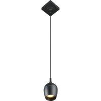 Lucide 'PRESTON' Dimmable Stylish Adjustable Bathroom Pendant Light 1xGU10 in Black