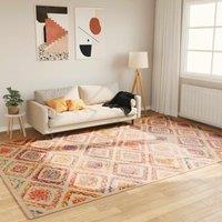 Berkfield Home Rug Washable Multicolour 190x300 cm Anti Slip | Size: 100 cm diameter