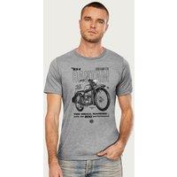 BSA Men's Bantam Small Machine Big Performance T-Shirt in Mid Grey | Size: Medium