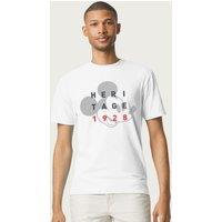 Disney Men's Mickey Mouse Heritage 1928 T-Shirt in White | Size: Small