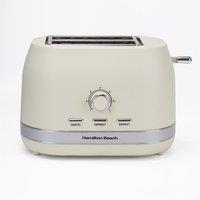 Hamilton Beach Ella 2 Slice Matte Latte Toaster in Beige