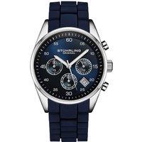 Men's Tempo Chronograph Watch 42mm Case, Silicone Strap, Date Water Resistant 4059