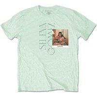 Selena Gomez Polaroid Logo T-Shirt in Green | Size: Medium