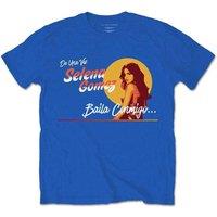 Selena Gomez Mural Logo T-Shirt in Blue | Size: Small