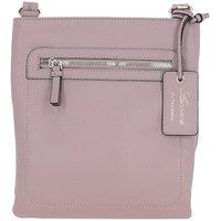 Ashwood Leather Women's 'Cienna' Real Leather Crossbody Bag in Light Pink