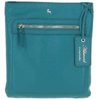 Ashwood Leather Women's 'Cienna' Real Leather Crossbody Bag in Green