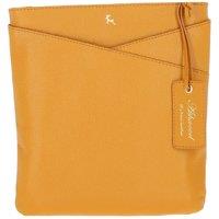'Curvo' Real Leather Crossbody Bag