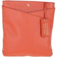 'Curvo' Real Leather Crossbody Bag