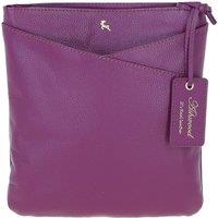 'Curvo' Real Leather Crossbody Bag