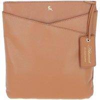 'Curvo' Real Leather Crossbody Bag