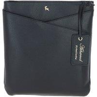 'Curvo' Real Leather Crossbody Bag