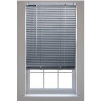 Furnished Grey PVC 25mm Slat Venetian Blinds - Trimmable Window Blinds for Home & Office | Size: 180 cm width x 210 cm drop