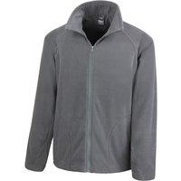Result Men's Core Micron Anti Pill Fleece Jacket in Charcoal | Size: XS