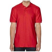 Gildan Men's Double Piqu Polo Shirt in Red | Size: 3XL
