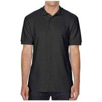 Gildan Men's Double Piqu Polo Shirt in Black | Size: 3XL