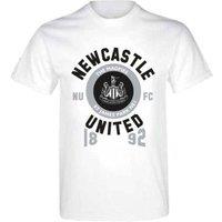 Newcastle United FC Men's Magpies T-Shirt in White | Size: Medium