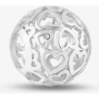 Rosa Lea Women's Openwork Heart Charm AM-2THB031804 in Silver