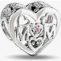 Rosa Lea Women's Mom Heart Charm AM-2THB012004 in Pink