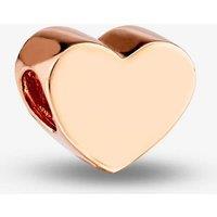 Rosa Lea Women's Rounded Edge Plain Heart Charm AM-2THB001706 in Gold