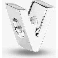 Rosa Lea Women's Letter V Charm AM-2THB0071-V in Silver