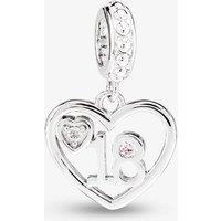 Rosa Lea Women's White Heart Charm AM-2THB005706-White in Gold