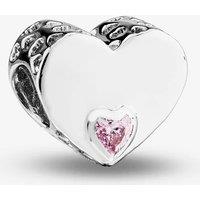 Rosa Lea Women's Pink Offset Heart Charm AM-2THB005904-Pink