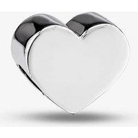 Rosa Lea Women's Plain Heart Charm AM-2THB006104 in Silver