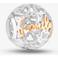 Rosa Lea Women's Openwork Family Charm AM-2THB013807 in Silver