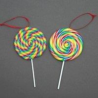 Shatchi Christmas Tree Hanging Decorations Lollipop Pendants Candy Cane Tree Wall Home Dcor Ornaments 12pcs Set