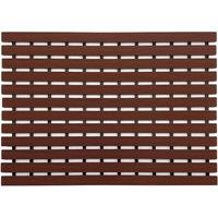 Nicoman PVC Duckboard Anti Slip Shower Mat Bath Mat 61cm x 43cm in Brown | Size: 61 cm x 43 cm