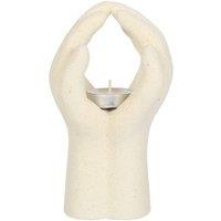 Something Different Praying Hands Tealight Holder in White