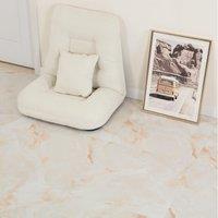 Gr8 Home 3.34m Floor Tiles Self Adhesive Marble Effect PVC Flooring in Rose Gold