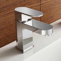 Nes Home Eclipse Cloakroom Mono Basin Sink Mixer Tap in Silver