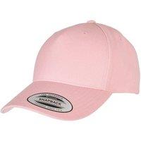Yupoong Flexfit 5 Panel Snapback Cap in Pink