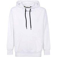 Palm Angels Men's Classic Logo White Oversized Hoodie | Size: Medium