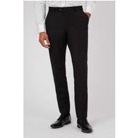 Antique Rogue Men's Slim Fit Curtis Twill Trouser in Black | Size: 44R