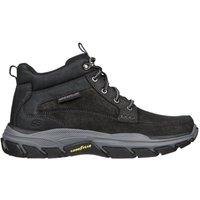 Respected Mid Top Leather Moc Black