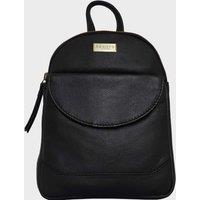 Assots London Women's GEORGE' Pebble Grain Mini Leather Backpack in Black