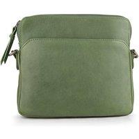 PRIMEHIDE Women's 'Washed Cancun' Leather Small Crossbody Bag in Green