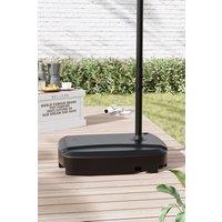 Rectangle Water and Sand Filled Plastic Parasol Base?Pole is not included?