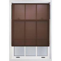 Furnished Mocha Brown Daylight Roller Blinds - Trimmable Window Shade in Chocolate | Size: 215 cm width x 210 cm drop