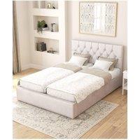 Aspire Olivier Electric Adjustable Bed Upholstered in Plush Velvet Fabric with Pocket Sprung Mattress UK Made in Light Grey | Size: Super King
