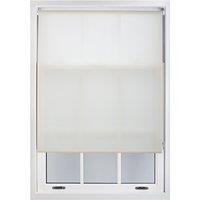 Furnished Cream Daylight Roller Blinds - Trimmable Window Shade | Size: 215 cm width x 210 cm drop