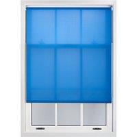 Furnished Blue Daylight Roller Blinds - Trimmable Window Shade | Size: 215 cm width x 210 cm drop