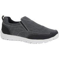Dek Men's Memory Foam Slip On Shoes in Black | Size: 8