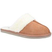 Hush Puppies Women's 'Arianna' Suede Mule Slippers in Tan | Size: 6