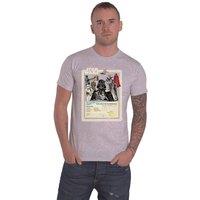 Star Wars Villains Action Figures T-Shirt in Grey | Size: Small
