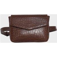 CAMELLA' Croc Leather Bum Belt Waist Festival Bag